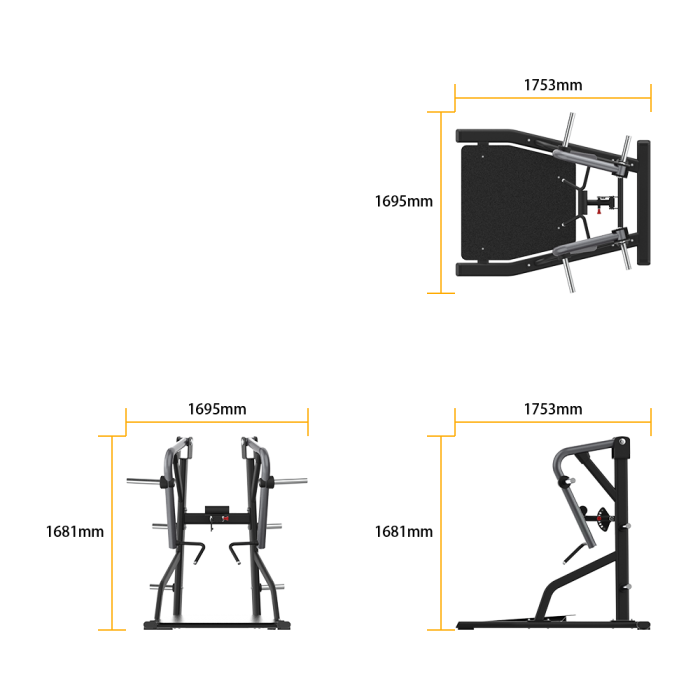 TF Standard PL Isolateral Standing Row